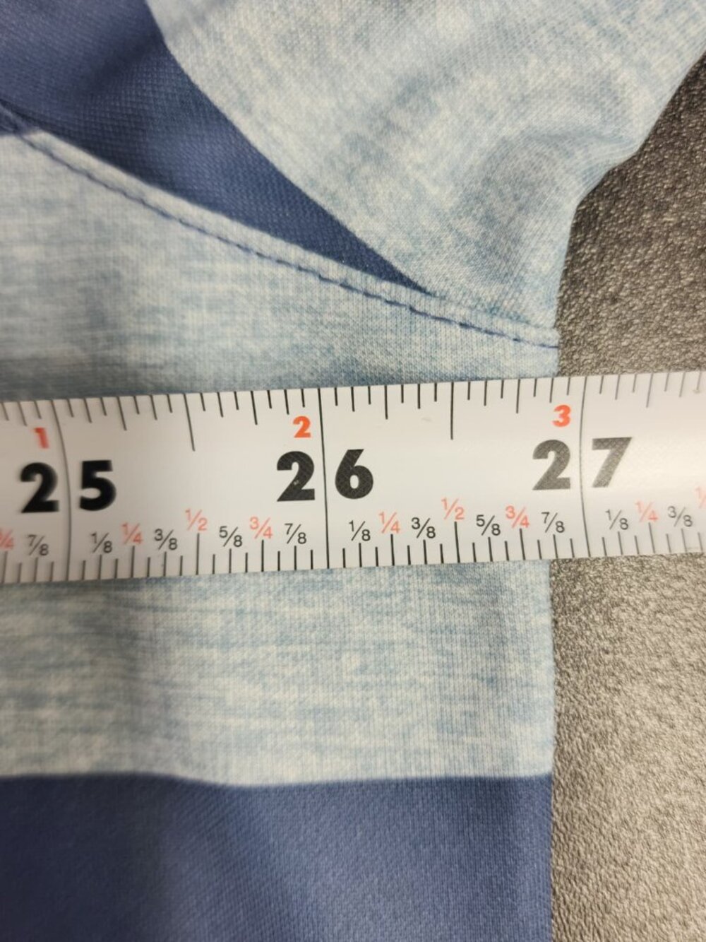 Nike Golf Dri Fit Polo XXL Blue Striped Athletic Casual Performance - Picture 10 of 11